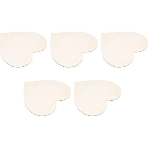 Wooden Love Heart Wooden Heart for DIY for Gift