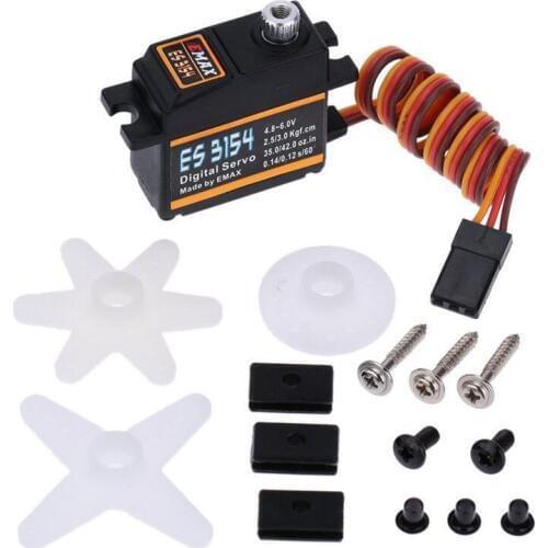 EMAX ES3054 upgrade version of ES3154 17g-20G 3KG Metal Digital Servo for RC Helicopter Airplane Car