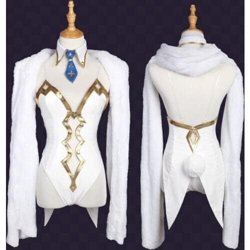 FGO Altria Cosplay Bunny Girl Costume Altria Pendragon Outfit Christmas Hlloween Costumes For Women