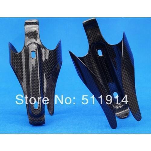 FLX-CG-D12 brand new full carbon glossy mtb road bike TT water bottle cage (2 pcs cages)
