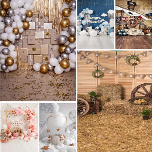 Children Kids New Born Baby Photography Backdrops White Wooden Floor Childrens Room 3D Backgrounds for Photo Studio Photo Shoot