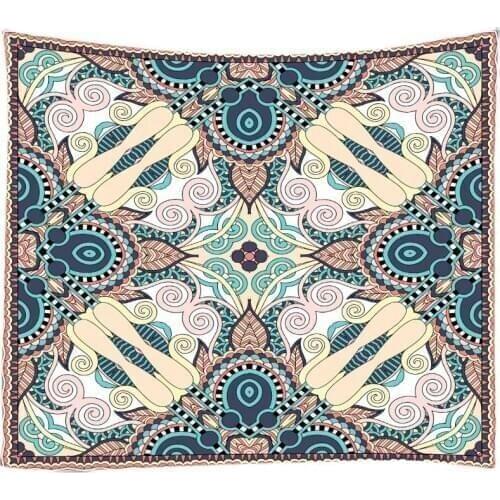 Ethnic Style National Customs Tapestry Wall Hanging Cloth Bed Spread Beach Towel Table Cloth House Decoration Living Room Deco