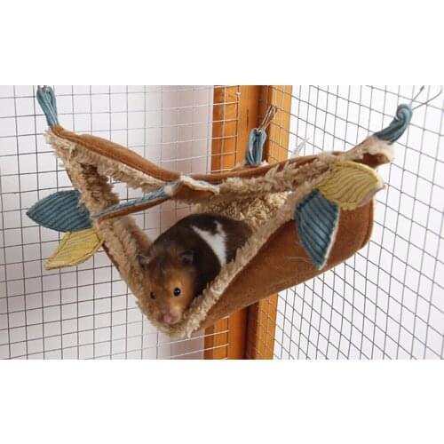 Hot Sales Newest Pet Bird Parrot Hamster Hammock Warm Hammock Cage Hut Tent Bed Hanging Cave Fashion Pet Hanging Bed Pet Cage