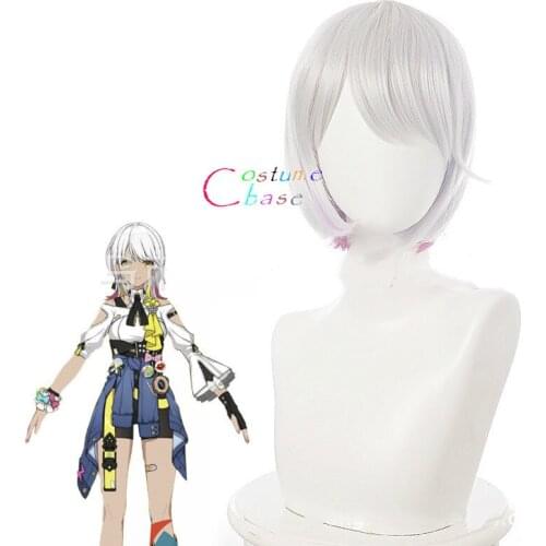 Honkai Impact 3 Carol Pepper Cosplay Wigs Short Synthetic Hair Halloween Party Wigs + Free Wig Cap