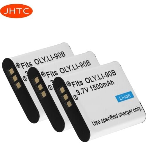 JHTC 1500mAh LI-90B LI-92B LI92B LI90B 90B for Olympus XZ-2,SH-50,SH-1,SP-100,Tough TG-1,TG-2,TG-3,TG-4,TG
