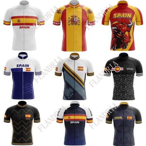 2020 Summer Spain 11 choices cycling jersey Men Quick-Dry Cycling Clothing Wear FLANDRIA cycling clothing