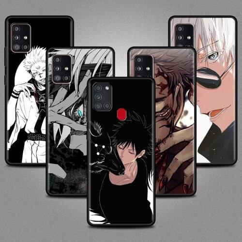 Anime Jujutsu Kaisen Cartoons Soft Case For Samsung Galaxy A51 A71 A21s A12 A31 A52 A41 A11 A72 A32 A42 5G A01 A91 A22 Fundas