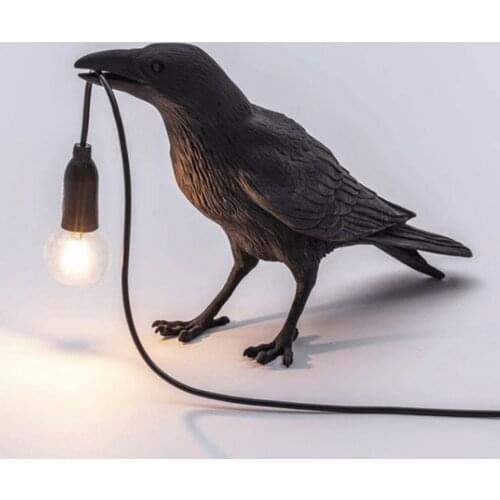 Auspicious Bird Shaped Table Lamp Home Decorative LED Lighting Personality Creative Bedroom Table Lamp