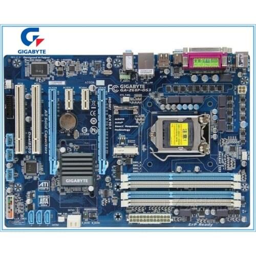 Gigabyte original motherboard for GA-Z68P-DS3 DDR3 LGA 1155 Z68P-DS3 Desktop Boards mainboard free shipping