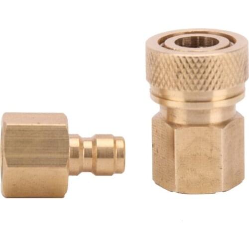 Female M10x1 &1/8BSPP & 1/8 NPT 8mm Quick Disconnect Coupler Fittings PCP Airforce Paintball Copper Air Refill Socket