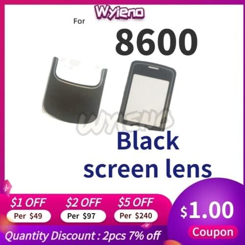 Wyieno N8600 Outer Glass Panel for Nokia 8600 Keypad Glass Lens Lcd Front Glass Screen With Tracking