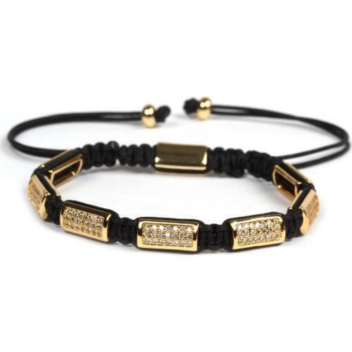 Jewelry Crown Charms Men Bracelet Macrame Beads Bracelets for Women Pulseira Masculina Pulseira Feminina & Couples Bracelets