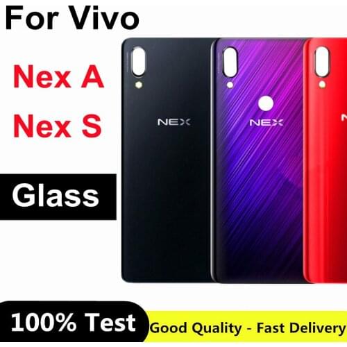 For VIVO NEX S / A / NEX Ultimate Back Battery Cover Door Housing case Rear Glass parts For Vivo NEX S Rear Door Back Cover