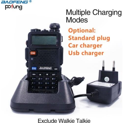 Baofeng Multiple Charging Modes Battery Charger USB&Car charger For Baofeng UV-5R UV-5RE DM-5R Plus Walkie Talkie Ham Radio