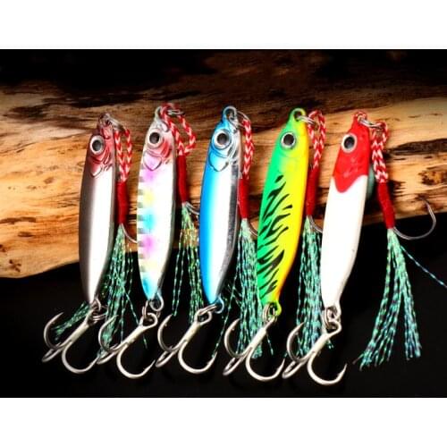 1 Pcs Metal Cast Jig Spoon 5/10/15/18/25g Shore Casting Jigging Lead Fish Sea Bass Fishing Lure Artificial Bait Tackle