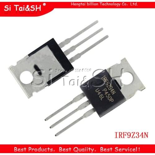 10pcs IRF9Z34N IRF9Z34 IRF9Z34NPBF MOSFET MOSFT PCh -55V -17A 100mOhm 23.3nC TO-220 new original