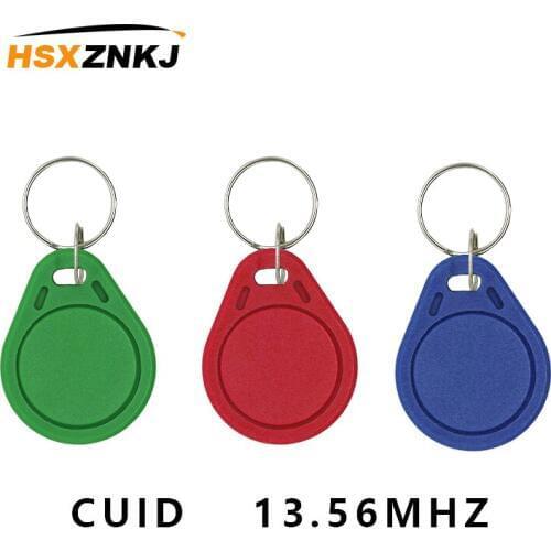 10Pcs / Batch Keyfobs Token Label S50 13.5MHZ CUID Can Change MF S50 1K IC Keychain NFC Clone Copy Block 0 Can Write 14443A