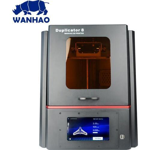 2019 WANHAO 405nm D8 with wanhao workshop software , 8.9inch lcd display,500ml free resin