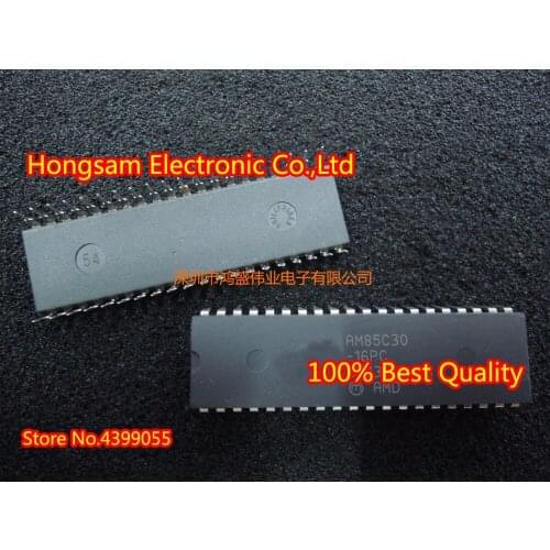 5PCS) AM85C30-16PC DIP-40 AMPAL18P8APC DIP20
