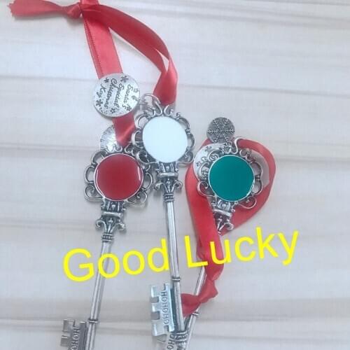 50pcs/lot Excellent Quality Low Price In Stock Personalized Santa Special Christmas Magic Key