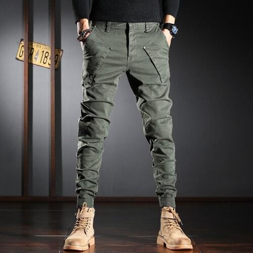AUSO Men's Cargo Jeans