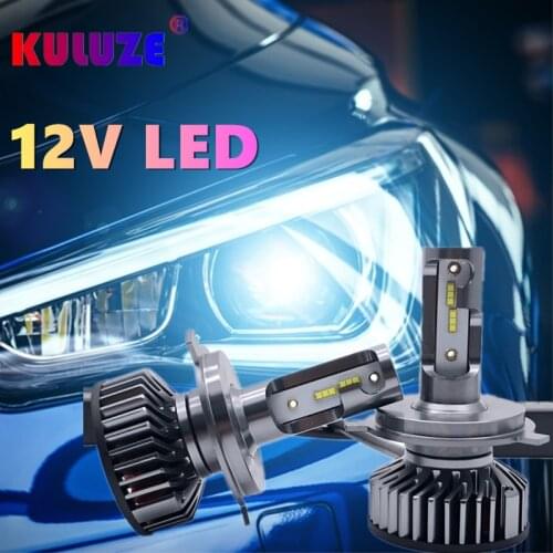 KULUZE Car Headlight Canbus H4 H7 LED 6000K 9012 H1 H3 H8 H9 H11 9005 9006 HB3 HB4 H10 H16 H27 880 881 LED Bulb Auto Fog Light