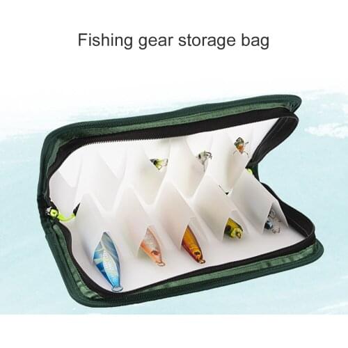 Fishing Gear Box Fishing Bag Squid Box Large-capacity Bait Storage Box Large-size PE White Bait Zipper Bag Waterproof Hook Lure
