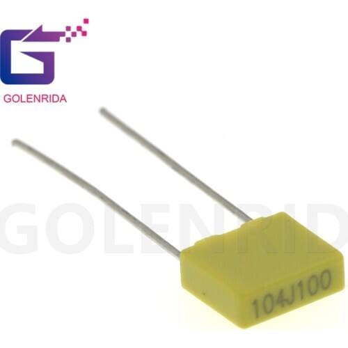 20PCS 100NJ100 Correction Capacitor 100V104J 100NF 0.1UF 100V 104 104J 5mmPolypropylene Safety Plastic Film