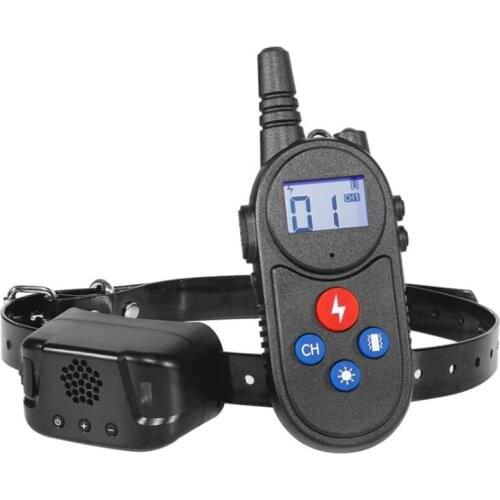 LUDA 3280 Ft Remote Dog Collar Training Device Beep/Vibration/Electric Warning Pet Bark Stopper Waterproof Receiver,EU Plug