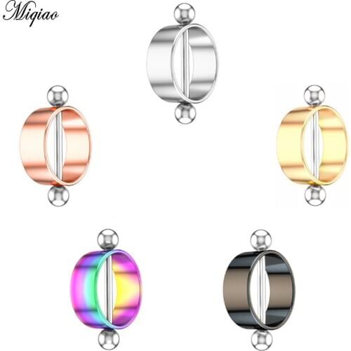 Miqiao 2pcs Fashion Explosion Style Stainless Steel Nipple Nipple Ring 1.6*16*5*5MM Exquisite Body Piercing Jewelry