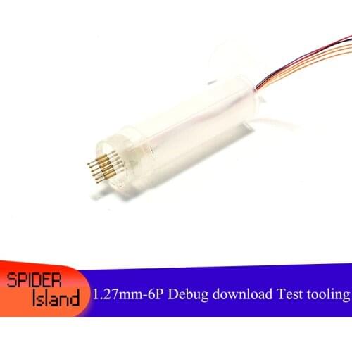7P Programmer Module PCB Test Fixture 1*7P 1.27mm Test Tool Probe for test module,Upload code for MCU development board SOIC