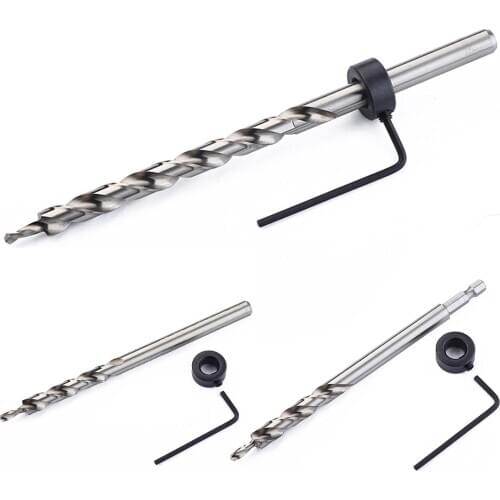 90mm/95mm Round Hex Carpenter Inclined Hole Positioning Drill Bit Set Woodworking Countersink Drill Oblique Hole Locating Drill