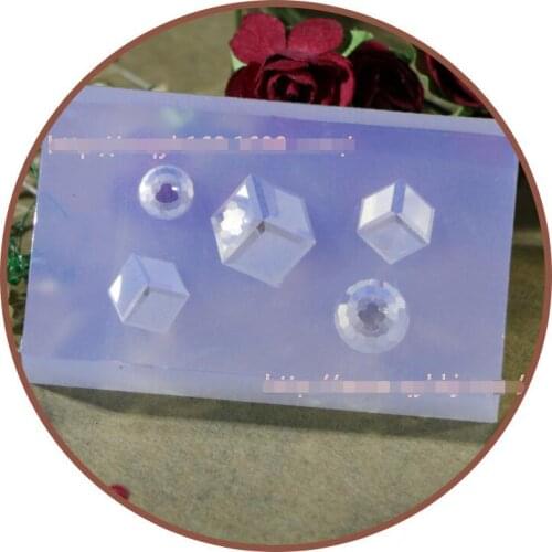 2017 New Fashion Durable 3D Silicone Time Gem Ball Nail Mold For Nail Art Decoration DIY Design Nail Tool