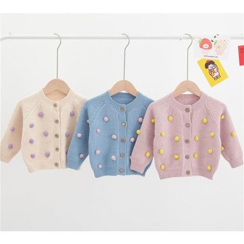 Girls Cardigan Sweaters For Kids Autumn Winter Childrens Sweater Comfortable Long Sleeve Boys Jacket Girls Coat Clothes