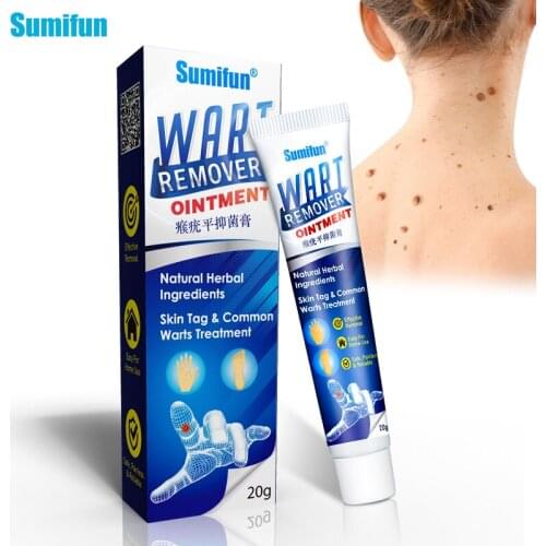 Sumifun 20g Warts Remover Pointment Erythra-Probe Skin Transcription Remover Herbal Extract Warts Ointment K10013
