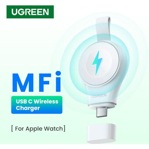 UGREEN Wireless Apple Watch Charger Series 5 4 3 2 1 Portable MFi USB Charger For Apple 3 Magnetic Wireless Charging