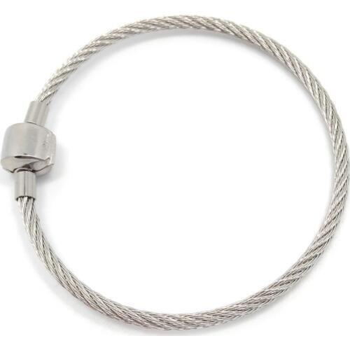 YIQIFLY Free Shipping 6pcs/lot Stainless Steel Fashion Jewelry Bracelets Fit European Large Hole Beads bracelets DIY Not Fade