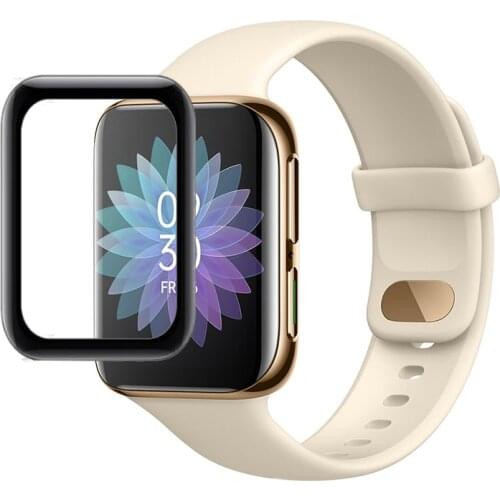 3D Curved Edge Soft Protective Film Guard For OPPO Watch 41mm/Watch2 42mm/Watch 2 46mm Smartwatch Full Cover Screen Protector