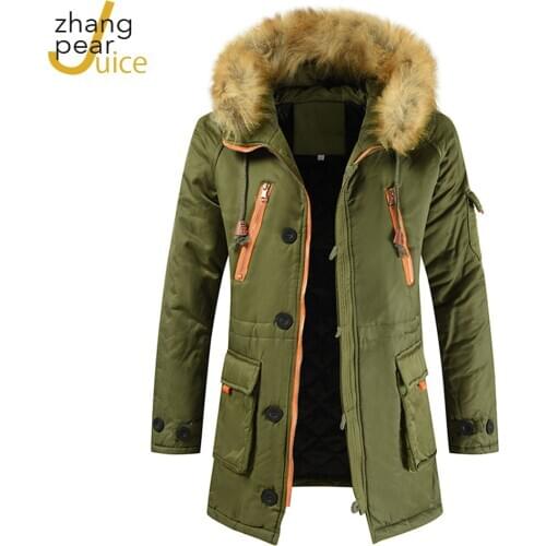 Zhang Pear Juice Men's Long Parkas
