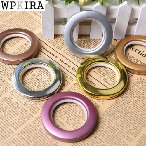 6/20/40 PCS/ LOT High Quality Home Decoration Curtain Accessories Plastic Rings Eyelets For Curtains Grommet Top cp001&B