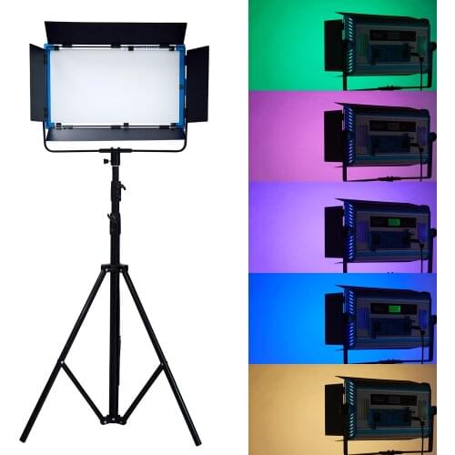140W RGB Light 2800-9990K Dimmable Video Light Photo Studio Lamp Yidoblo A-2200C RGB LED Soft Panel Light Photography Lighting