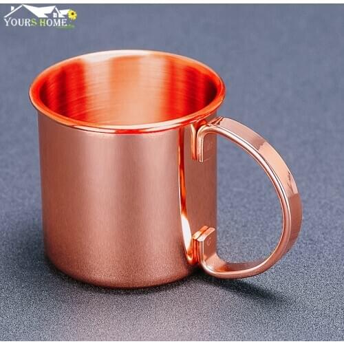 470ml Copper Plated Moscow Mule Mug Beer Cup Coffee Cup Mug Copper Plated Barware
