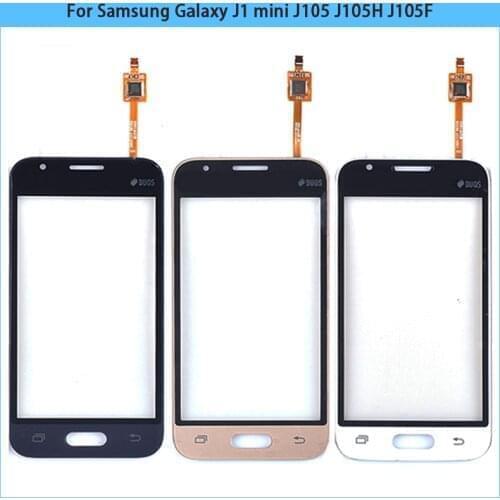 50PCS New Touchscreen For Samsung Galaxy J1 mini J105 J105H J105F J105B J105M SM-J105F Touch Screen Panel Sensor Digitizer Glass