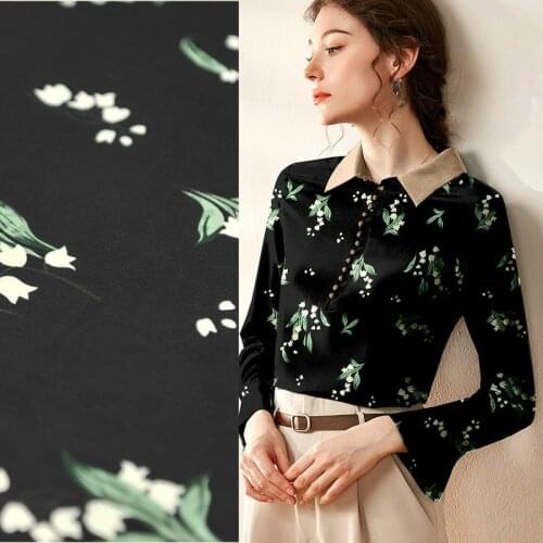 50x113cm 100% natural mulberry silk double joe fabric cloth anti-wrinkle fashion clothing dress shirt fabrics for sewing