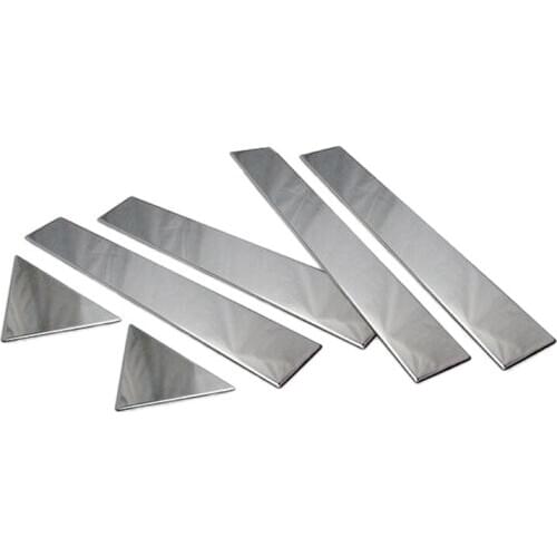 6PCS Chrome Window Pillar Post Trim for Chrysler 300 300C 2005-2010