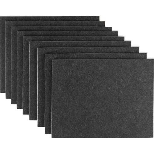 9 Pieces 8 inch x 6 inch x 1/5 inch Furniture Felt Pads Self Adhesive, Cuttable Felt Chair Pads, Anti Scratch Floor