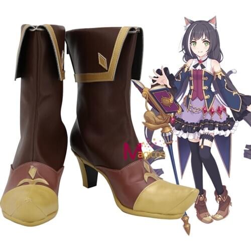 Anime Princess Connect! Re:Dive Momochi Kiruya Kyaru Cosplay Boots Halloween Christmas Customize Shoes