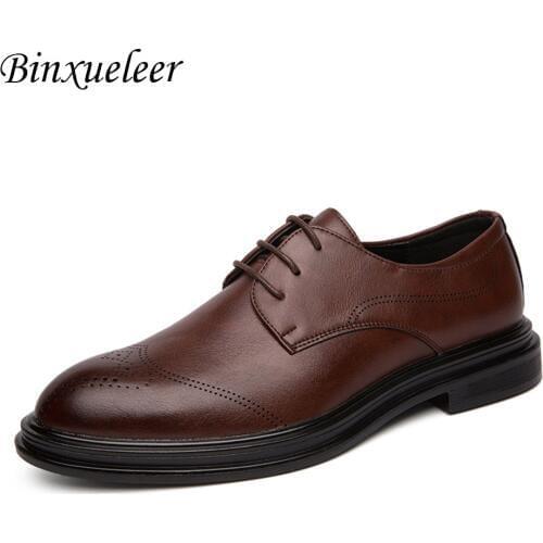 Binxueleer Mens Oxfords