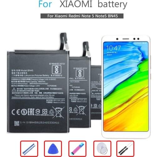BN45 Mobile Phone Battery For Xiaomi Redmi Note 5 Note5 Replacement Battery 4000mAh BN45