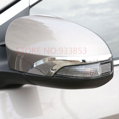 2PCS/set ABS chrome Car Side Door Chrome Rearview Mirror Exterior Trim Auto For Corolla 2013 2014 2015 Auto Accessories Covers